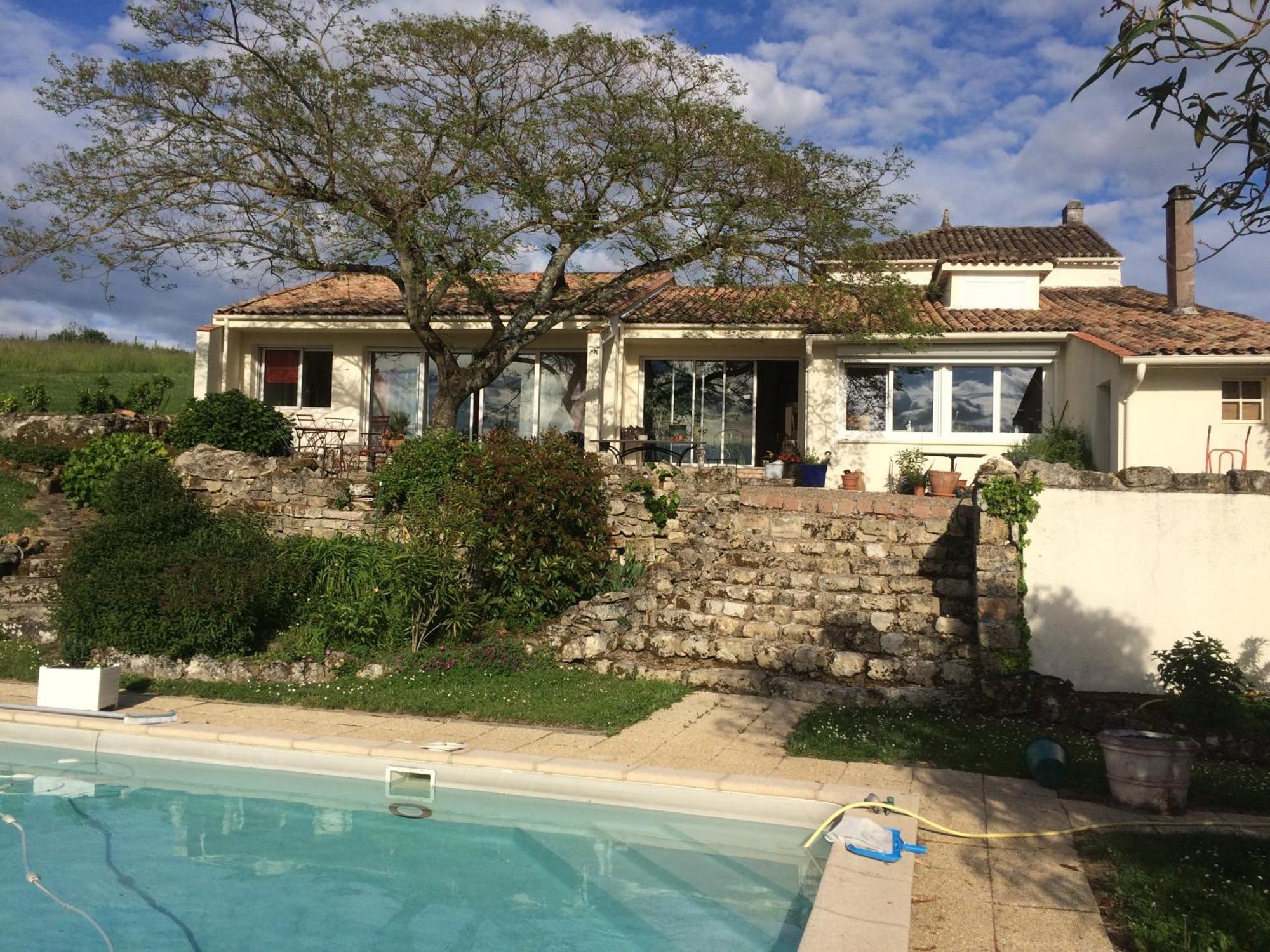 Les 4 Elements St Emilion Bed & Breakfast Branne  Ngoại thất bức ảnh